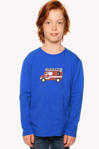 Maty, Detské tričko, Královska modrá, Hasiči (Veľkosť 98)