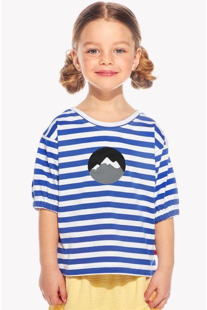 Lucy, Detské tričko, Modrý pásik, Tatry (Veľkosť 98)