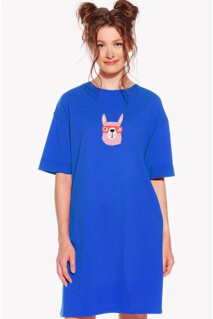 Vanda, Dámske šaty, Královska modrá, Lama (Veľkosť XS)