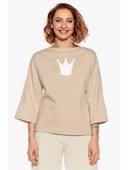Kim, Dámske tričko, Safari, Korunka (Veľkosť XXL)